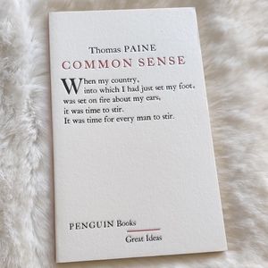 Common Sense - Thomas Paine softcover Book
